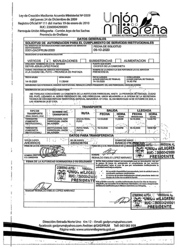 INFORME DEYVIS LOPEZ OCTUBRE 2020